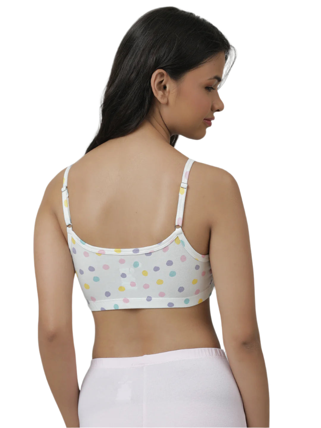 Beginners Bra - Polka Dot & Stripes Printed Pack of  4.