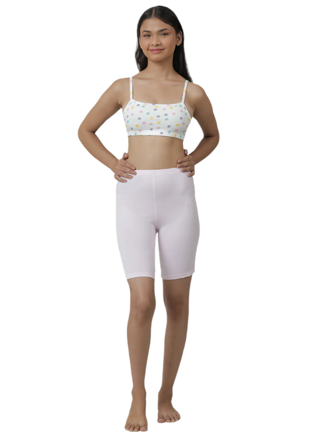 Beginners Bra - Polka Dot & Stripes Printed Pack of  4.