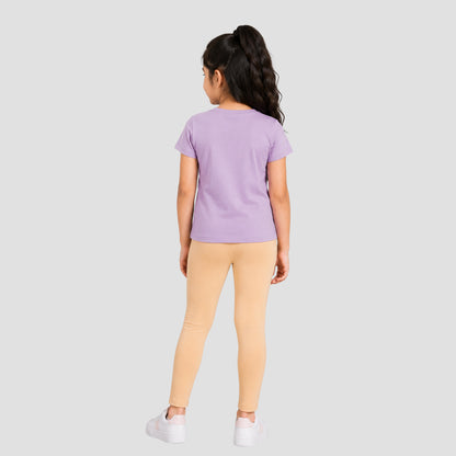 Girls' Leggings - Nude Colour