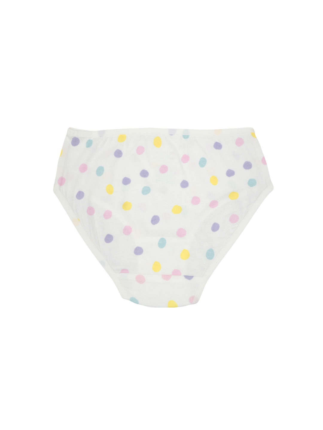 Girls Brief _Polka dot & Stripes All Over Print Pack of 7.