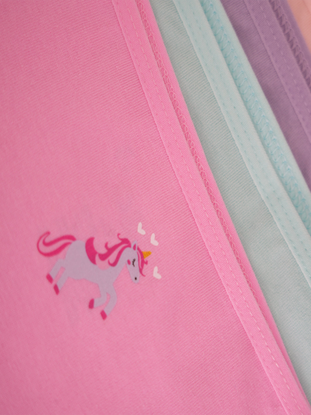 Girls Brief _Polka dot & Stripes All Over Print Pack of 7.