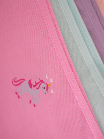 Girls Brief _Polka dot & Stripes All Over Print Pack of 7.