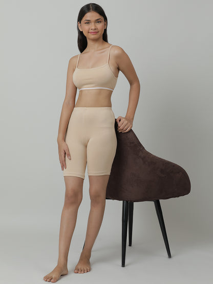 Beginners Bra | Padded | Double Layer - Pack of 1_Nude
