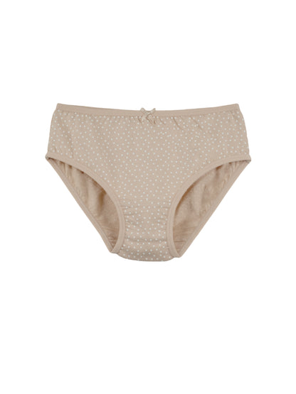 Girls Brief _polka dot & Stripes Printed Brief Pack of 9.