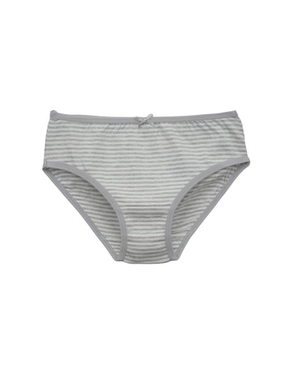 Girls Brief _polka dot & Stripes Printed Brief Pack of 9.