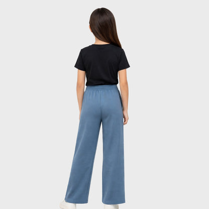 Girls Flare Pants – Blue