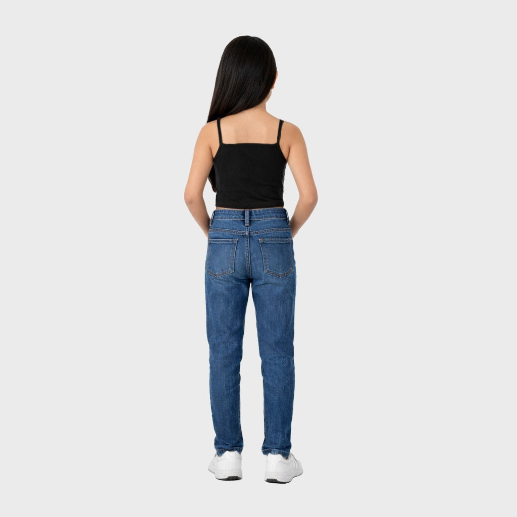 CharmnCherish Girls' Crop Cami – Comfortable Everyday Essential for Kids - close-up detail