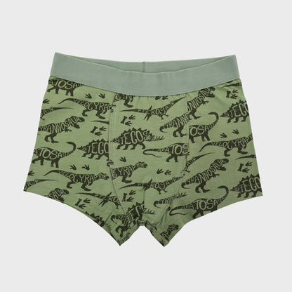 Boys' Cotton Trunk -DINO All Over Print Pack Of 2