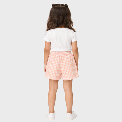 CharmnCherish Kids' Boxer Striped Shorts Pack of 1 - close-up detail