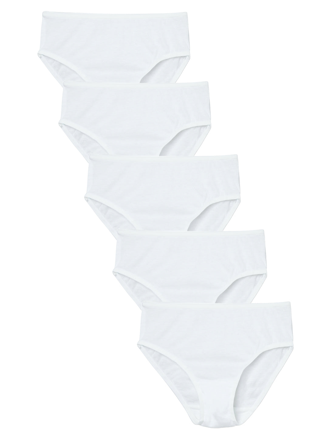 Girls Brief - White (Pack of 5).