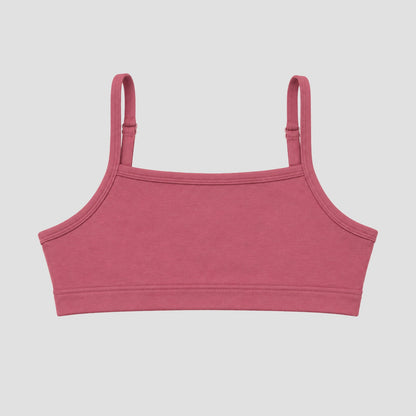 Beginners Bra | Non Padded | Double Layer - Dusty Rose