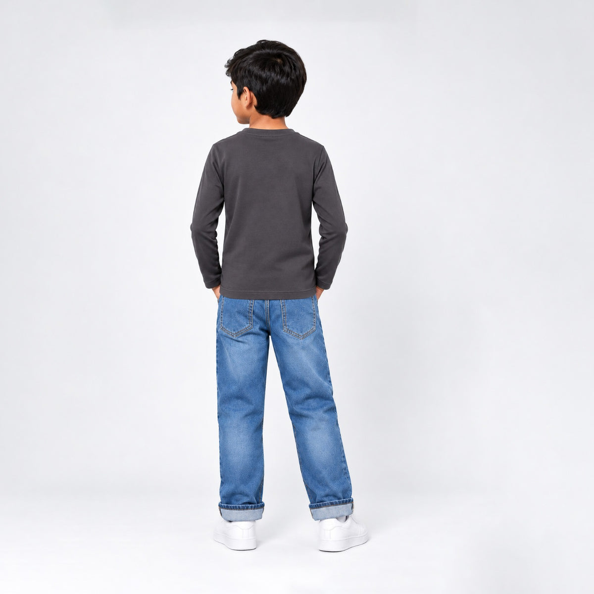 Boys' Cotton T-Shirt - Full Sleeve