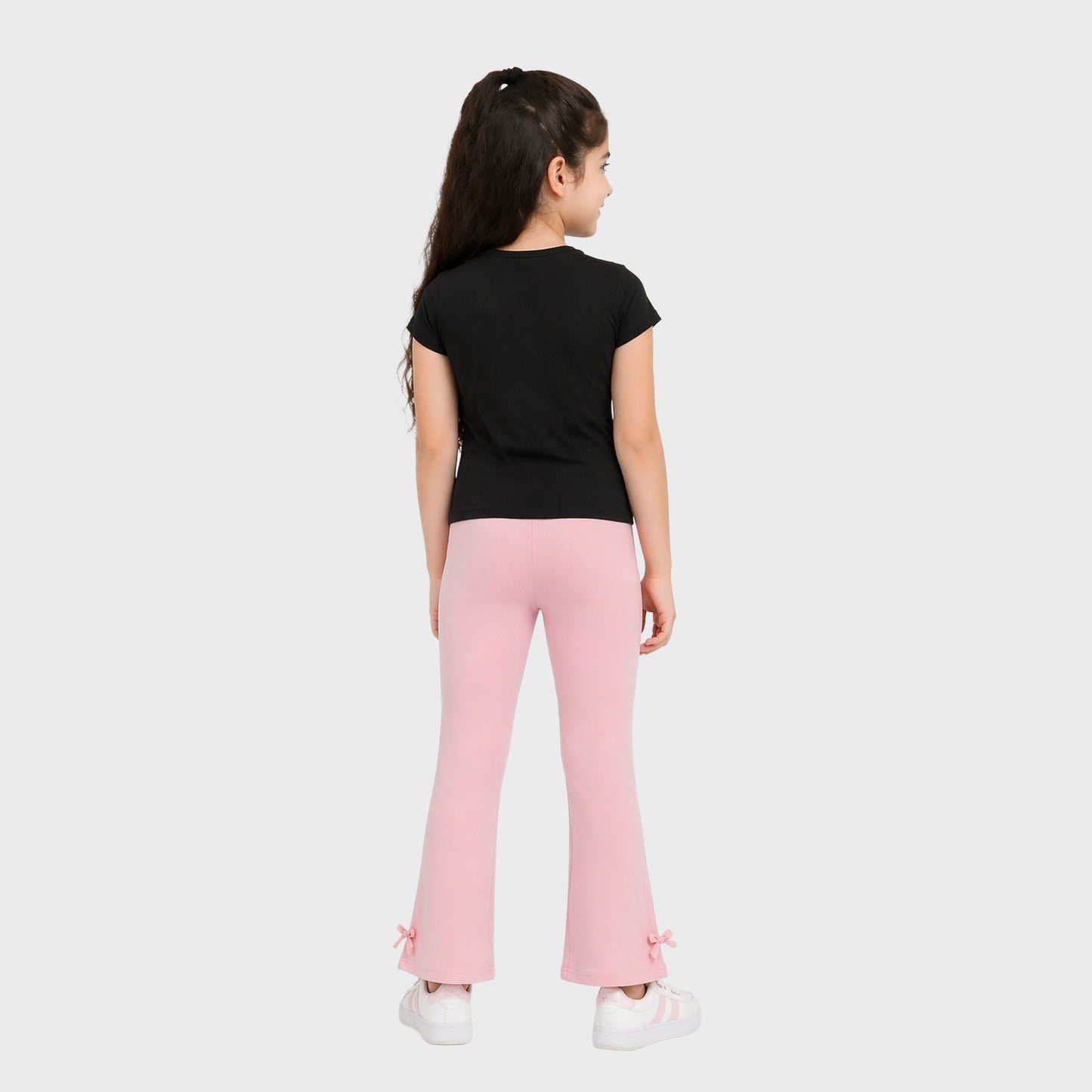 Girls' Cotton Leggings -  Rose Blossom (Pack of 1)