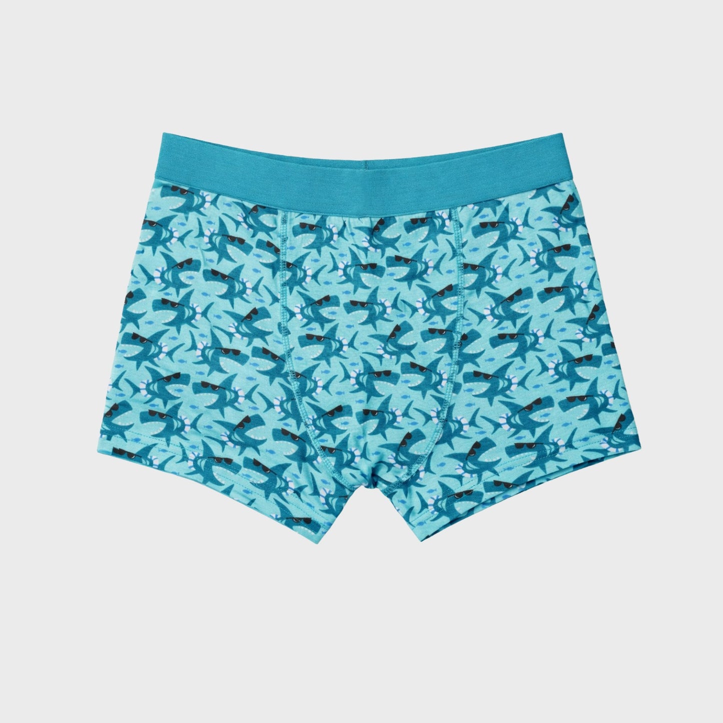 CharmnCherish Boys' Trunk - Shark All Over Print Pack Of 2 for 2-16 Years - front view
