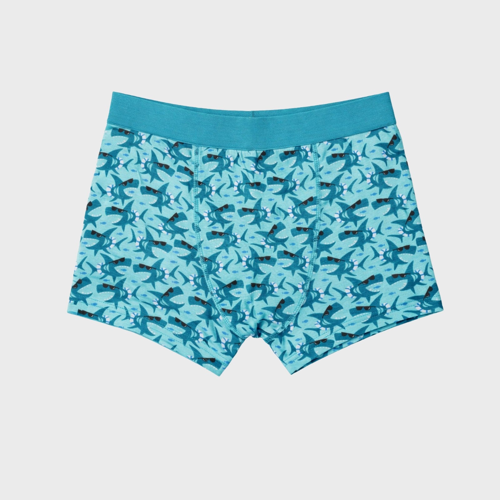CharmnCherish Boys' Trunk - Shark All Over Print Pack Of 2 for 2-16 Years - front view