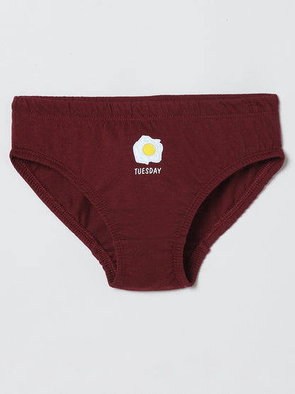 Boys Brief - Weekdays Print (Pack of 7).