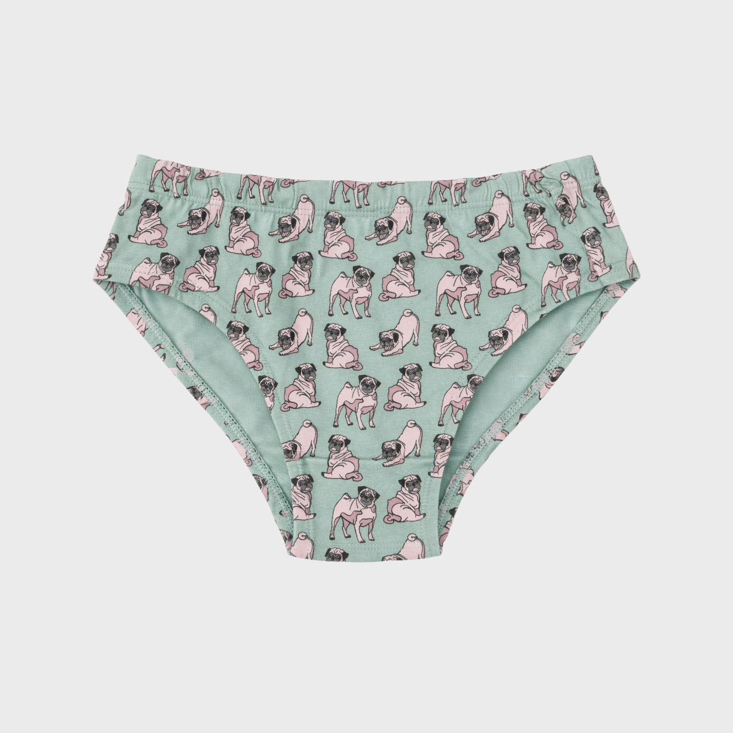 Charm N Cherish Boys Cotton Briefs (Pack of 6) | Cute Shark & Pug Dog Printed Underwear Combo for Kids