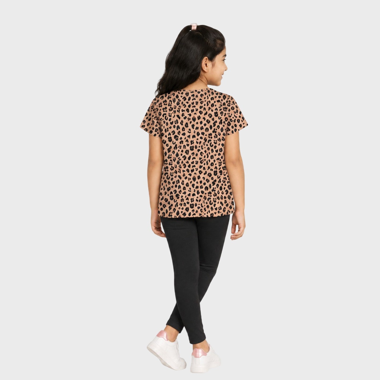 Girls Cotton Short Sleeve Summer Casual T-Shirt