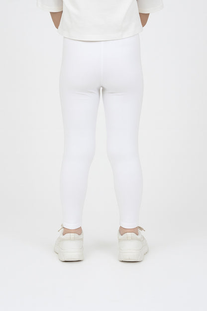 Girls' Cotton Leggings - Pack Of 4