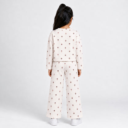 Girls All over printed Co-ord