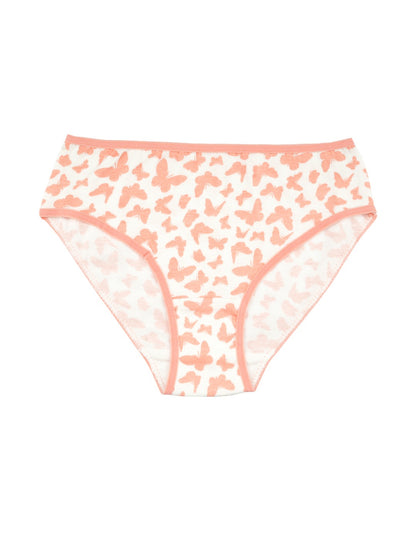 Girls Brief - Butterfly All Over Print Pack of 5