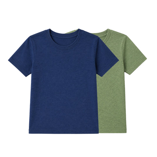Boys' Cotton Tshirt Half Sleeve Pack of 2