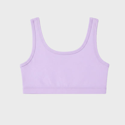 Girls Removable Padded Sports Crop Top