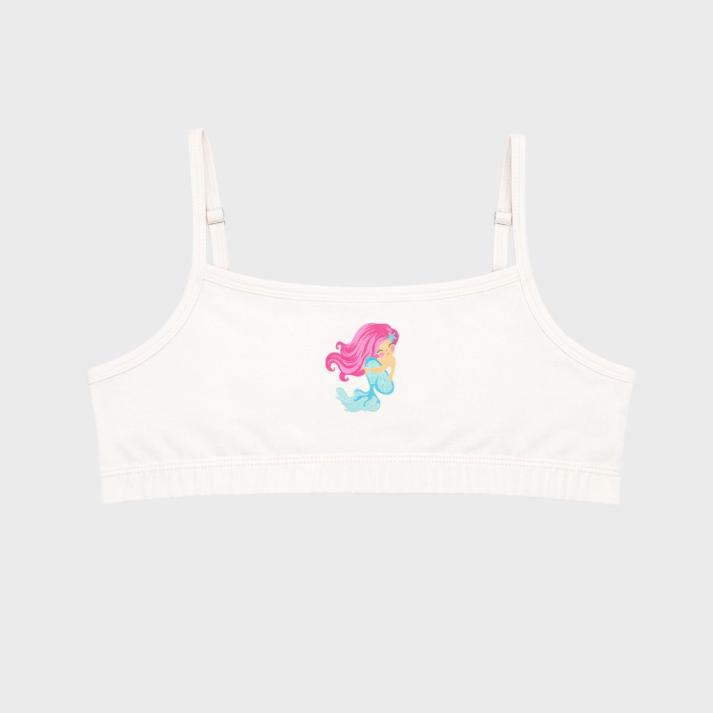 CharmnCherish Girls' Beginners Bra - Pack of 2_Multicolor for 7-16 Years - front view