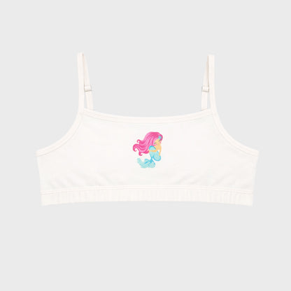 CharmnCherish Girls' Beginners Bra - Pack of 2_Multicolor for 7-16 Years - front view