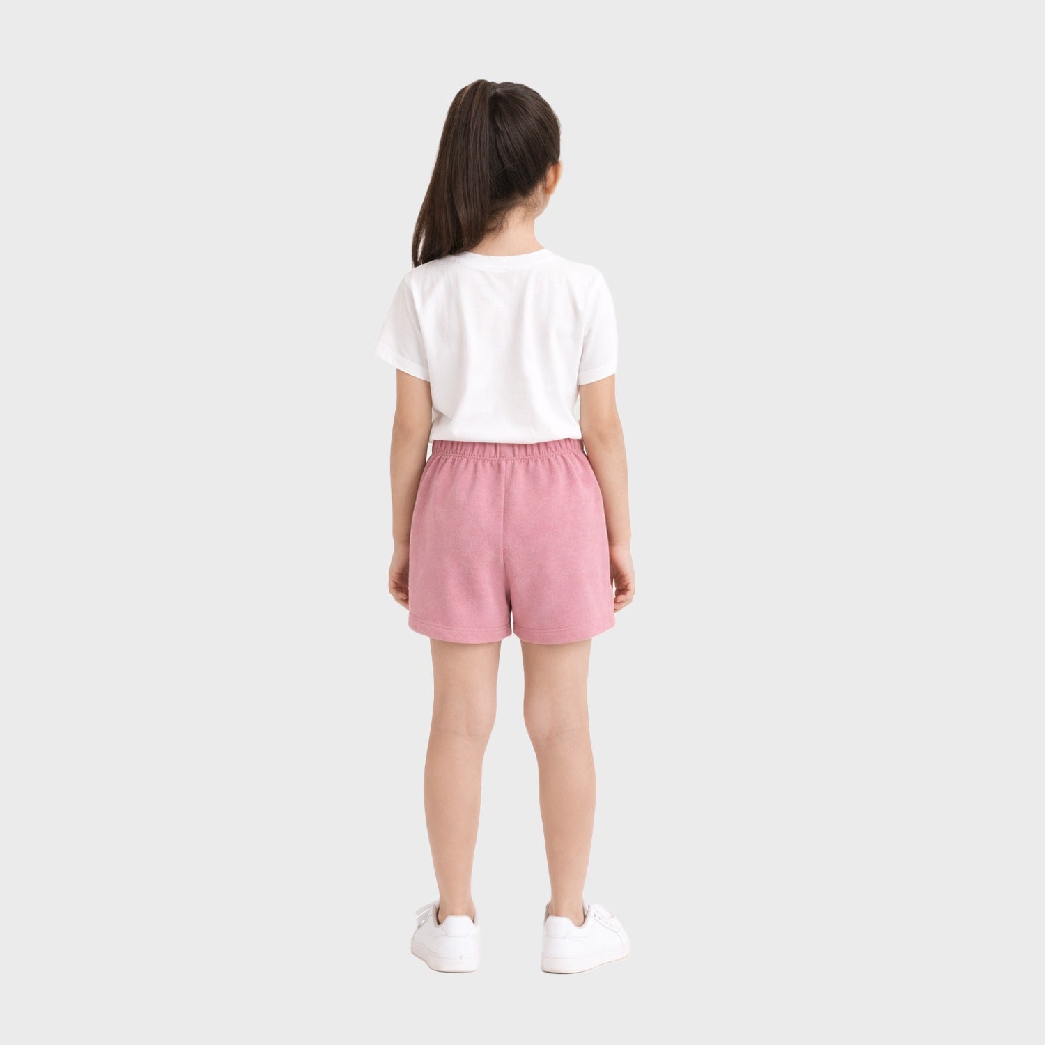 CharmnCherish Kids' Outer Shorts With Drawstring Pack Of 1 - close-up detail