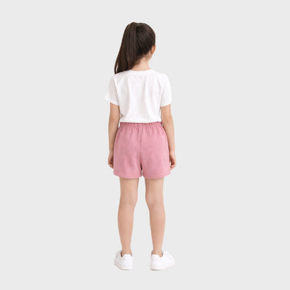 CharmnCherish Kids' Outer Shorts With Drawstring Pack Of 1 - close-up detail