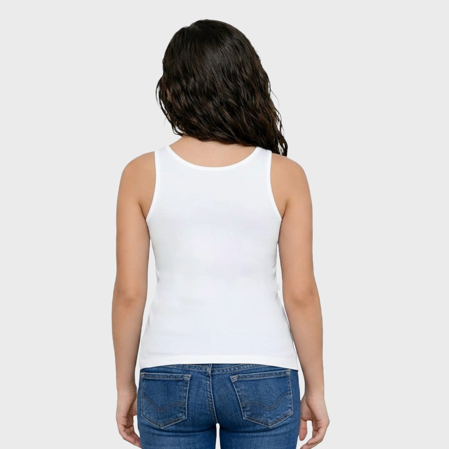 CharmnCherish Kids' Cotton Tank Top - Multicolor - front view