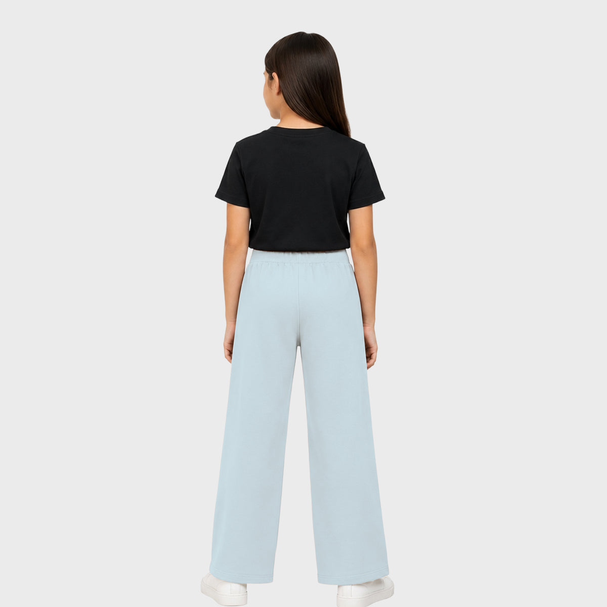 Girls Flare Pants – Baby Blue