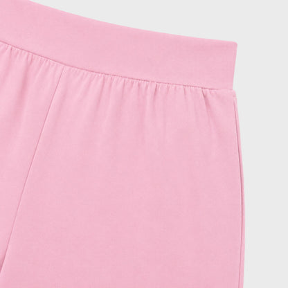 Premium Cotton Flare Joggers for Girls – Pack 1 (Pink Color)