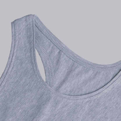 Girls' Racer Tank Top - Grey