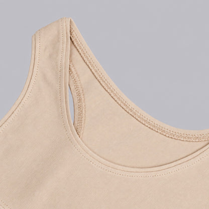 Girls' Racer Tank Top - Nude