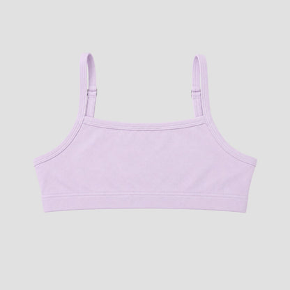 Beginners Bra | Non Padded | Double Layer - Light Purple