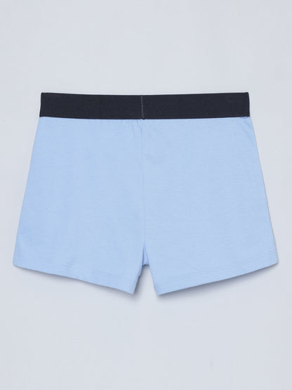 Boxer - Shark All Over Print & Solid Color Combo  Pack Of 3.