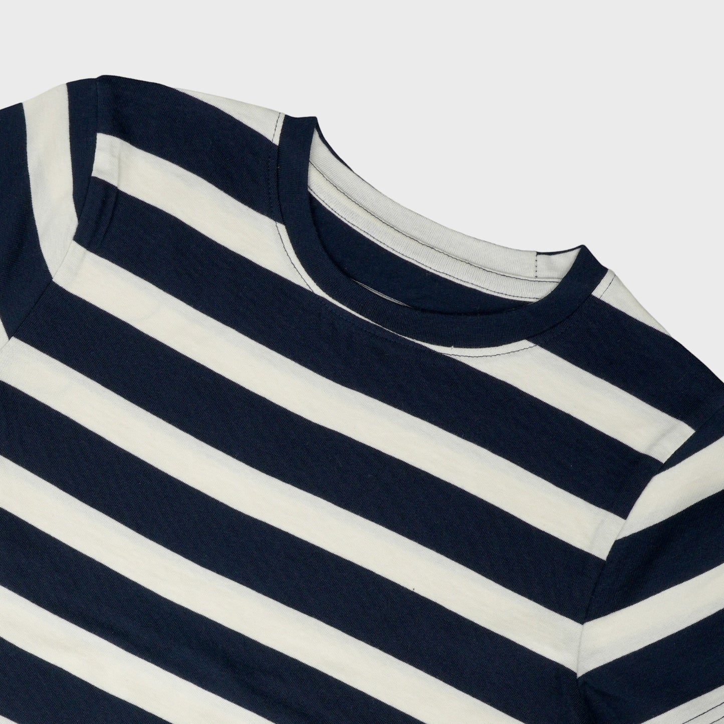 Boys' Cotton Striped T-Shirt - Short Sleeve  (Pack of 1)
