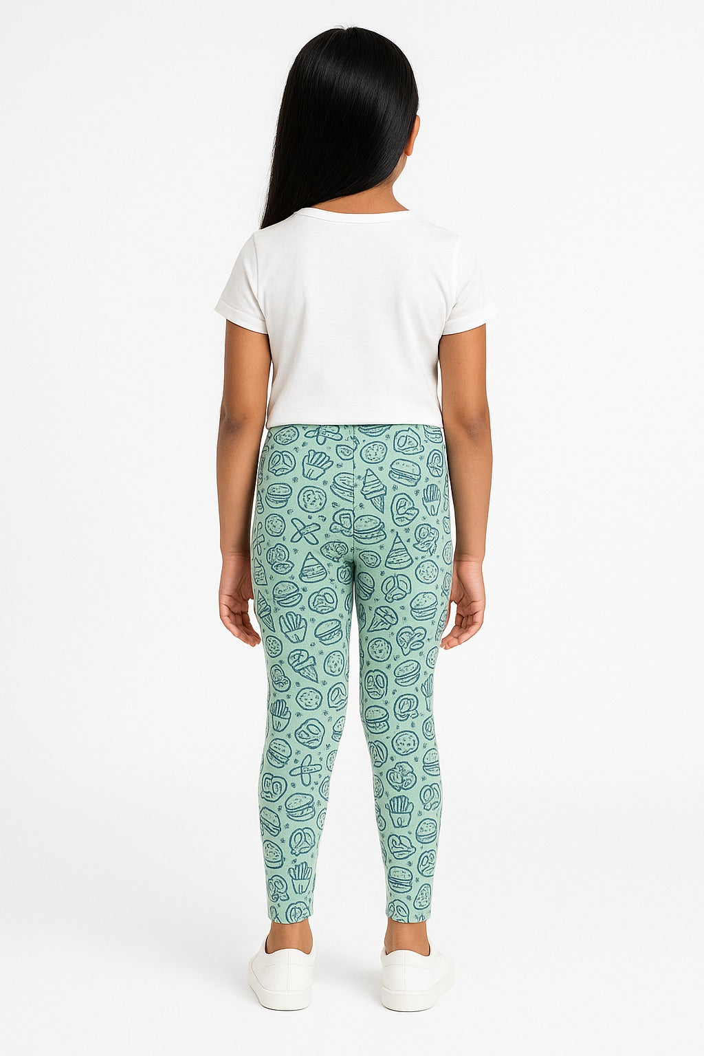 Girls Leggings All Over Print Pack Of 1