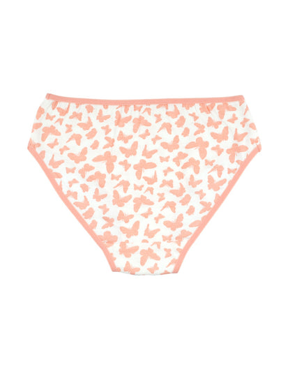 Girls Brief - Butterfly All Over Print Pack of 5