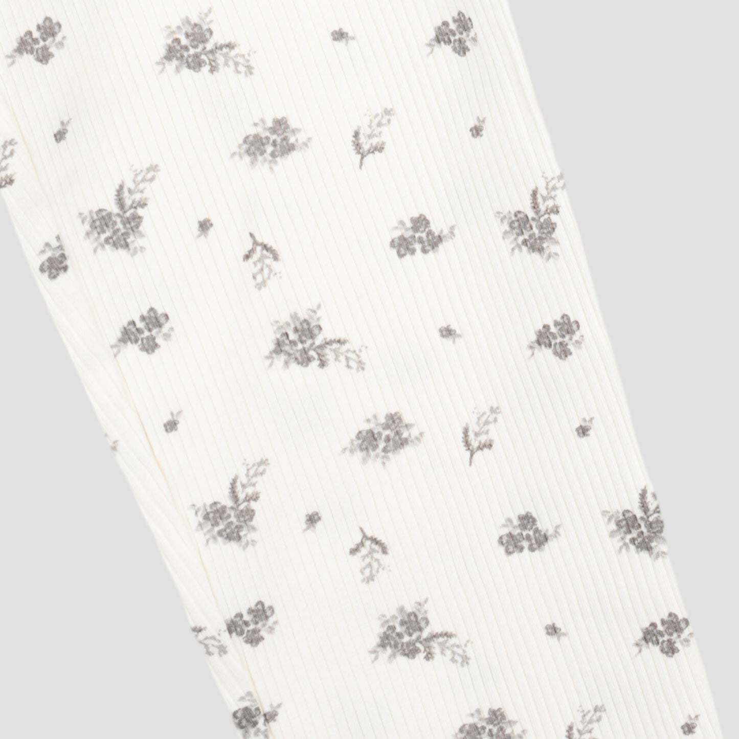 Charm N Cherish Premium Girls Ribbed Floral Leggings Pack of 1