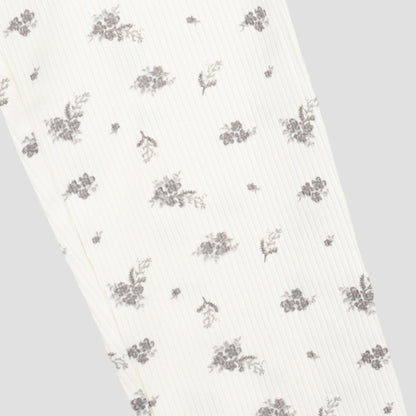 Charm N Cherish Premium Girls Ribbed Floral Leggings Pack of 1