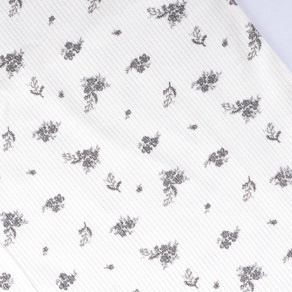Girls' Cotton Flare Pants Flower AOP Color