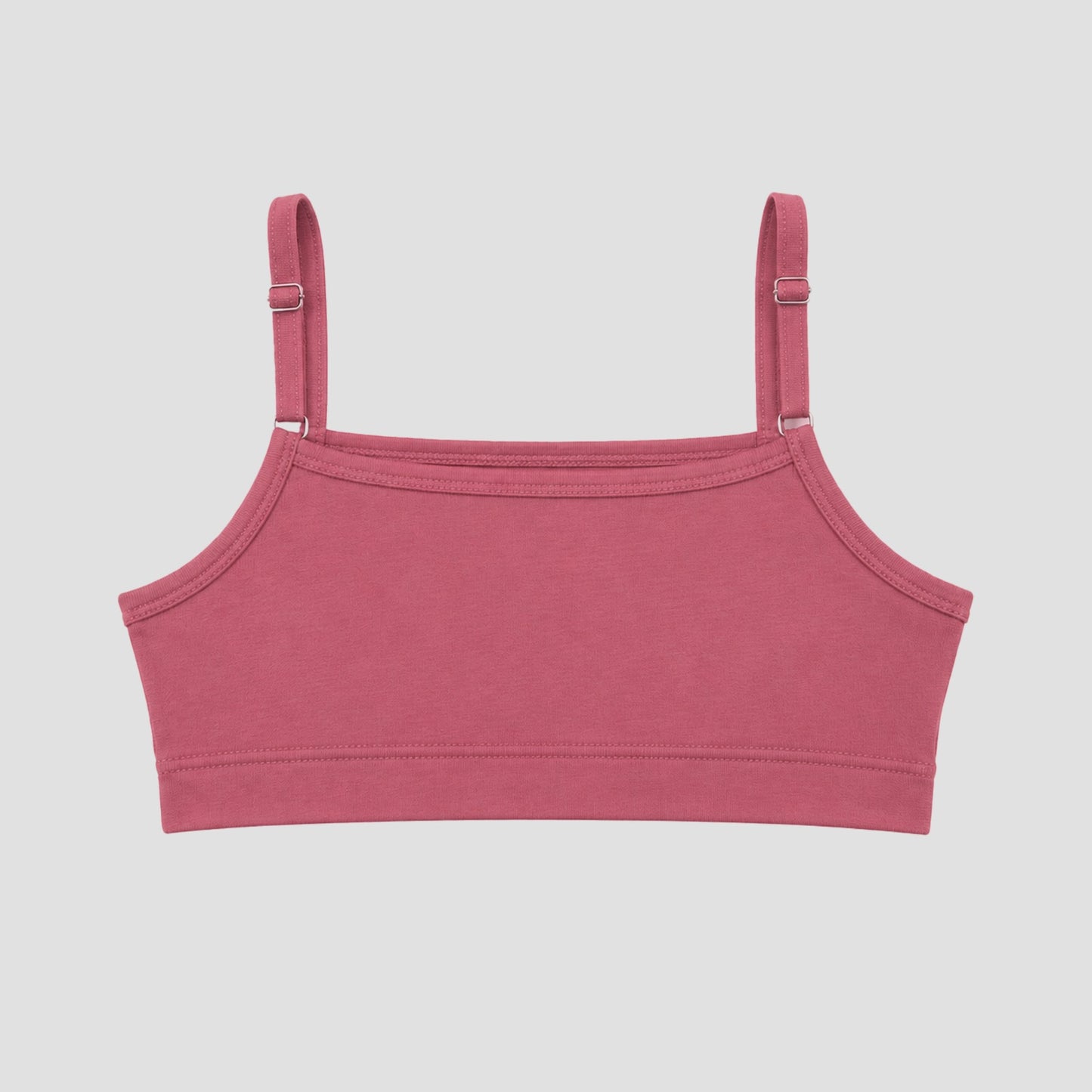 Beginners Bra | Non Padded | Double Layer - Dusty Rose