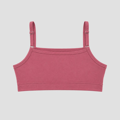 Beginners Bra | Non Padded | Double Layer - Dusty Rose