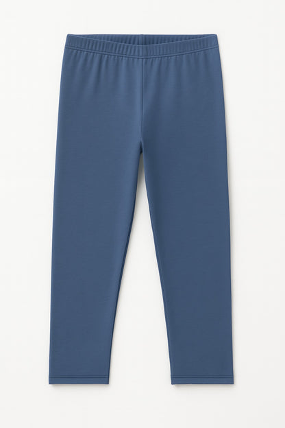 Girls 3/4thLeggings Pack Of 1_Navy Blue