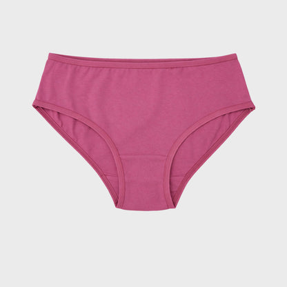 CharmnCherish Girls' Brief - Heart All Over Print Pack Of 5 for 2-11 Years - close-up detail