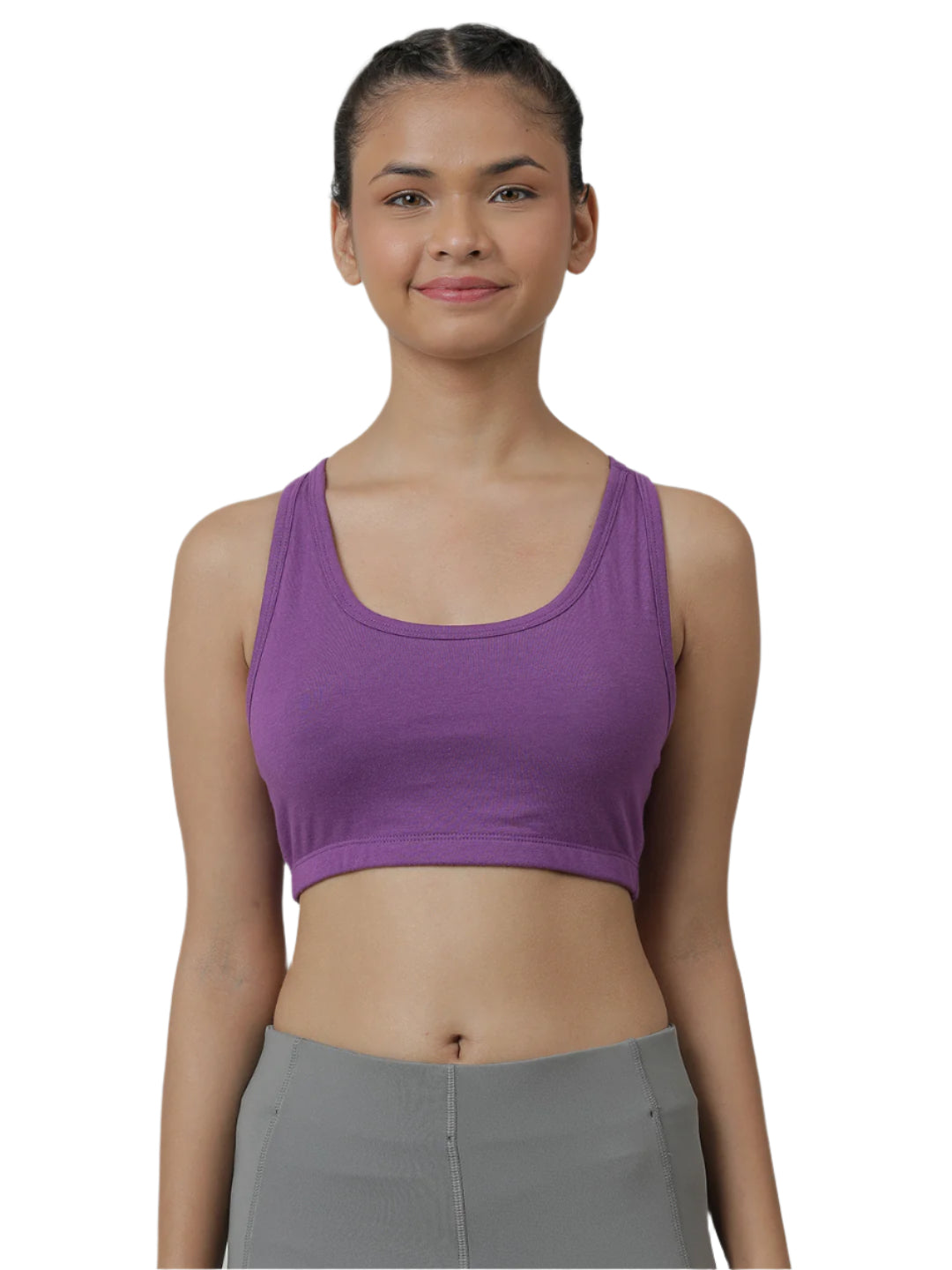 Sports Bra -Solid Colour & Horse All over Print combo of 3.