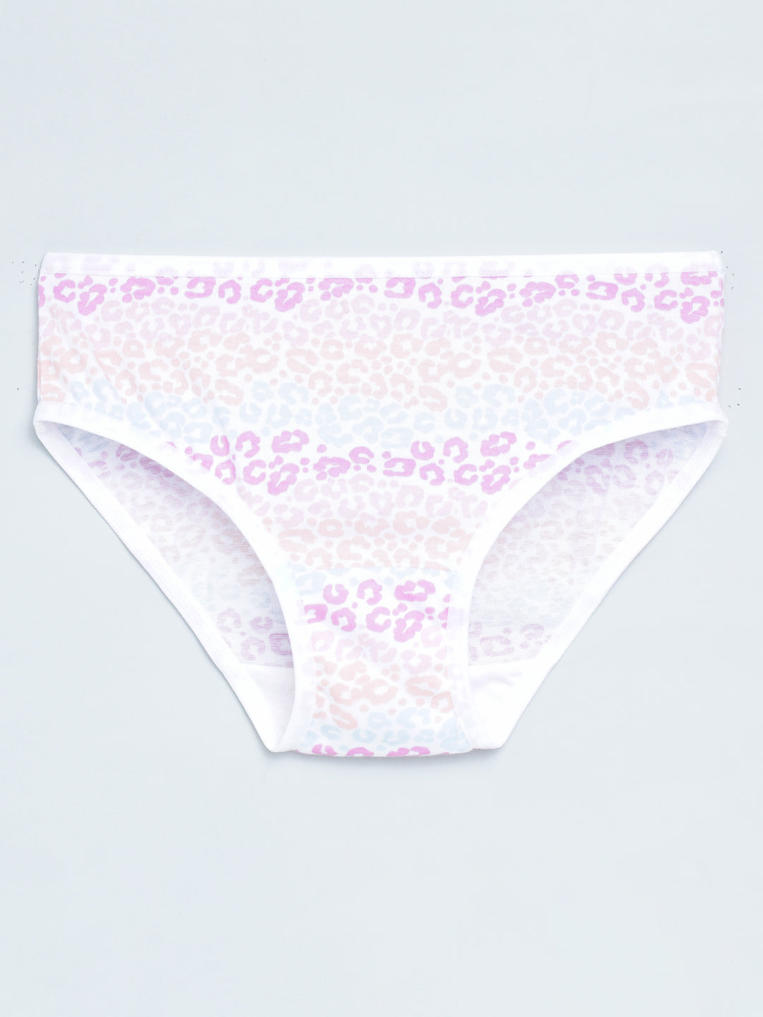 Girls Brief - Leo All Over Print Pack of 4.